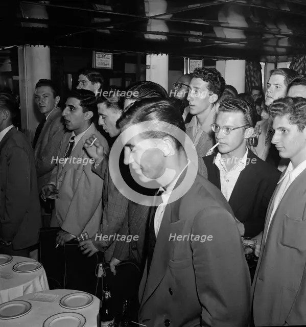 Downbeat, New York, N.Y., ca. 1948. Creator: William Paul Gottlieb.
