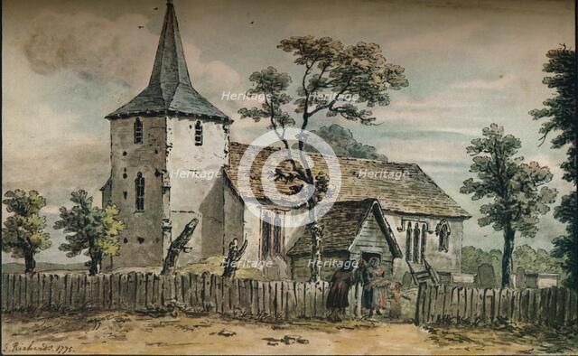 'Downe Church, Kent', 1775. Artist: John Inigo Richards.