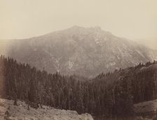 Downeville Butte, 1860s. Creator: Carleton Emmons Watkins