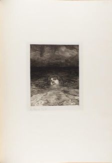 Downfall, from A Life, 1884. Creator: Max Klinger