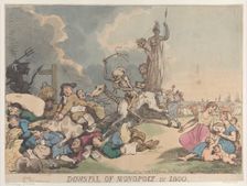 Downfall of Monopoly in 1800, August 14, 1800., August 14, 1800. Creator: Thomas Rowlandson