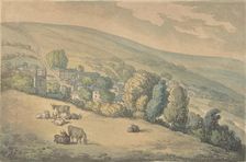 Downlands, Sussex, 1780-1827. Creator: Thomas Rowlandson