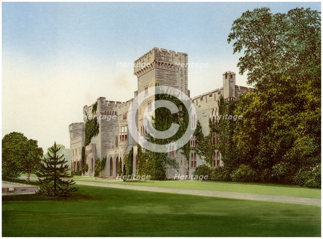 Downton Castle, Herefordshire, home of Baronet Boughton, c1880. Artist: Unknown