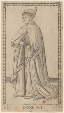 Doxe (Doge), c. 1465. Creator: Master of the E-Series Tarocchi