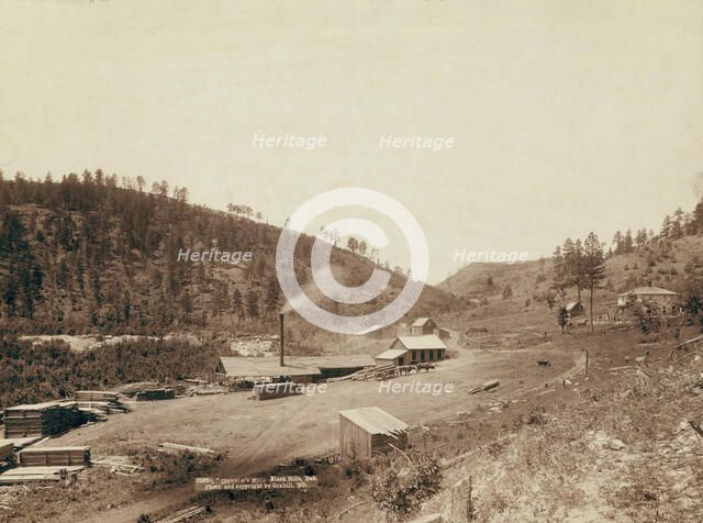 Dobbin's Mills, Black Hills, Dak, 1890. Creator: John C. H. Grabill.