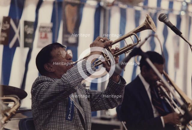 Doc Cheatham, Edinburgh Jazz Festival, 1986. Creator: Brian Foskett.