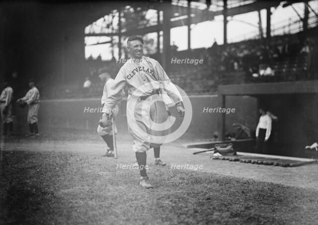 Doc Johnston, Cleveland, Al, at National Park, Washington, D.C. (Baseball), 16 June 1913. Creator: Harris & Ewing.