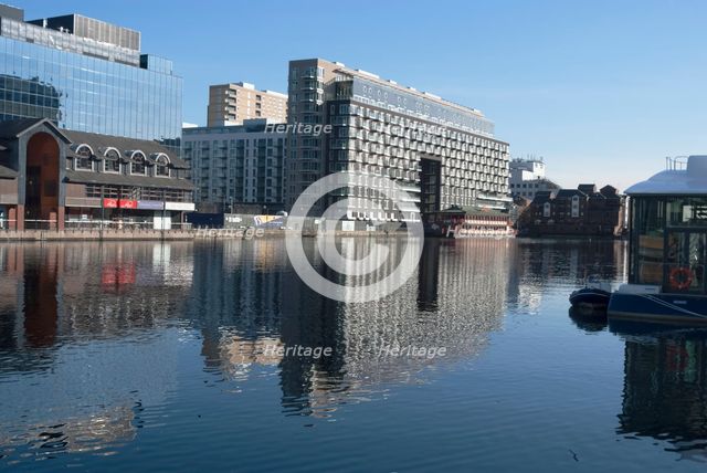Docklands and Canary Wharf, London, England, UK, 2/3/10. Creator: Ethel Davies.