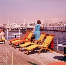 Docks, Istanbul, Turkey, c1955. Creator: Arthur Charles Kirby Ware