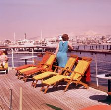 Docks, Istanbul, Turkey, c1955. Creator: Arthur Charles Kirby Ware