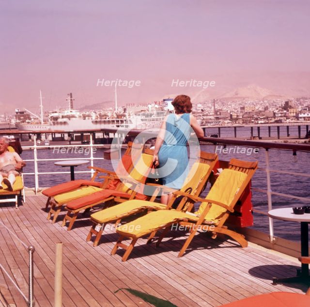 Docks, Istanbul, Turkey, c1955.  Creator: Arthur Charles Kirby Ware.