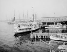 Docks, Jacksonville, Fla., between 1900 and 1920. Creator: Unknown