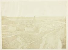 Docks of Sebastopol, Fort Nickolas on the Left, 1855. Creator: James Robertson