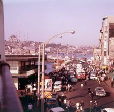 Dockside, Istanbul, Turkey, c1955. Creator: Arthur Charles Kirby Ware
