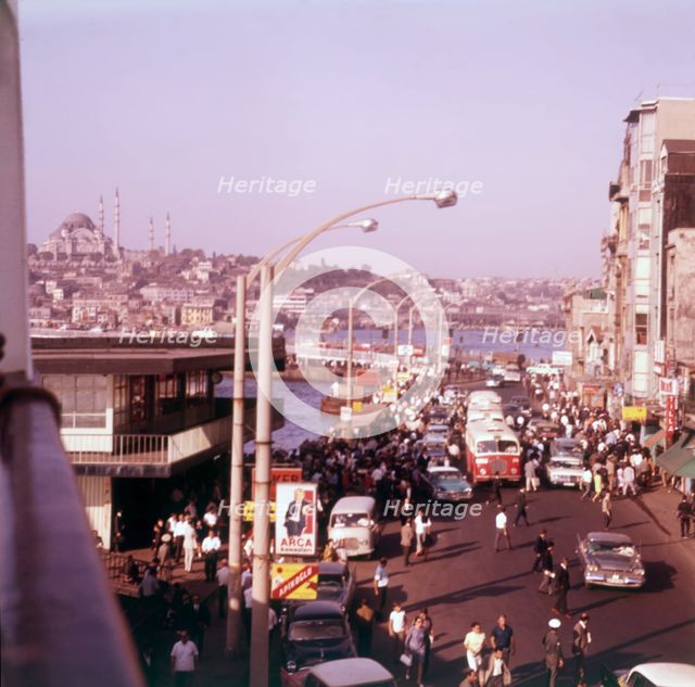 Dockside, Istanbul, Turkey, c1955. Creator: Arthur Charles Kirby Ware.