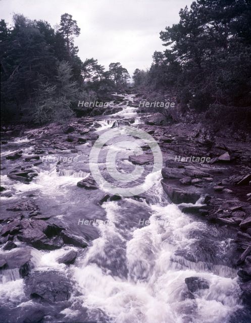 Dochart Falls at Killin, Scotland, c1955. Creator: Arthur Charles Kirby Ware.