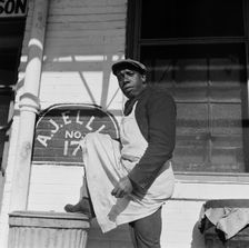 Dock worker, Washington, D.C., 1942. Creator: Gordon Parks