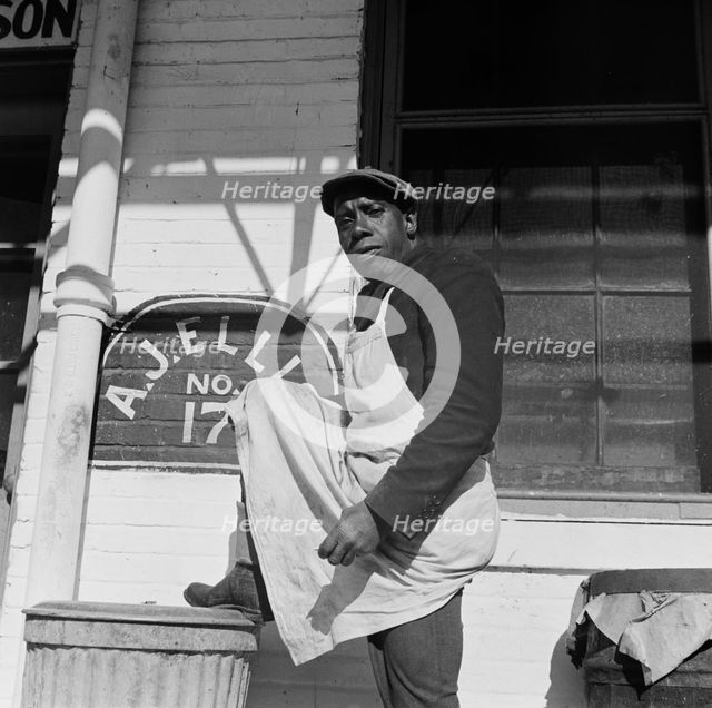 Dock worker, Washington, D.C., 1942. Creator: Gordon Parks.