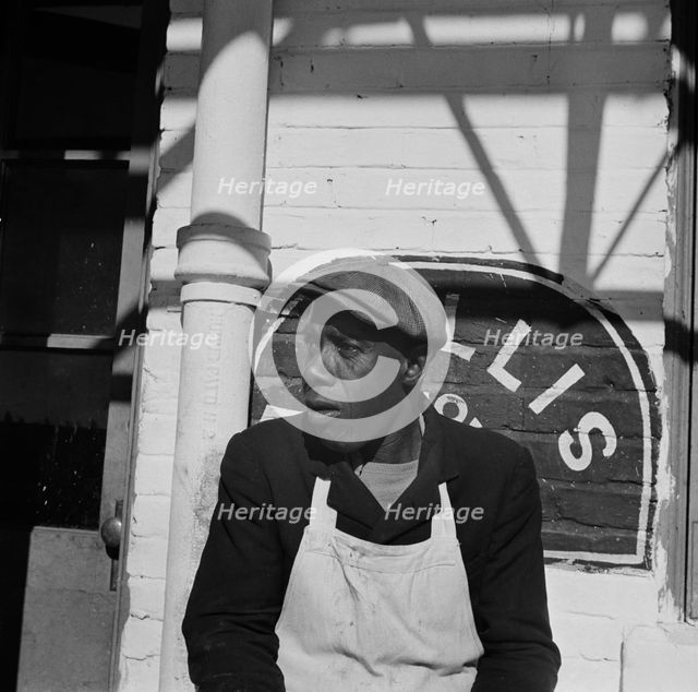 Dock worker, Washington, D.C., 1942. Creator: Gordon Parks.