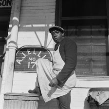 Dock worker, Washington, D.C., 1942. Creator: Gordon Parks