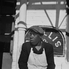 Dock worker, Washington, D.C., 1942. Creator: Gordon Parks