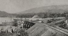 Dock of Juragua mines in the Bay of Santiago de Cuba, Cuba, 1898. Creator: Unknown