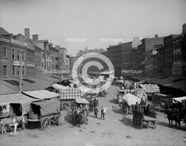 Dock Street, Philadelphia, Pa., c1908. Creator: Unknown.