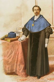 Doctor of Science, Professor at the Central University, 1865. Creator: Unknown