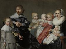 Doctor Cornelis van der Heijde and Ariaentgen Ariens de Buijser with their Children, 1639. Creator: Jan Daemen Cool