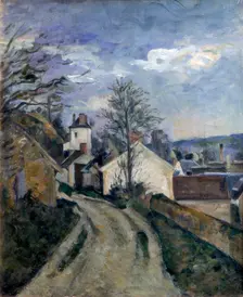 Doctor Gachet's House at Auvers c1873. Artist: Paul Cezanne