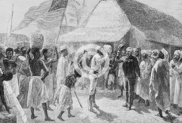 "Doctor Livingstone I presume?", 1871. Creator: Unknown.