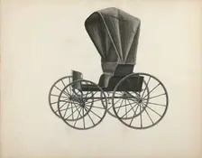 Doctor's Buggy, c. 1936. Creator: Fred Weiss