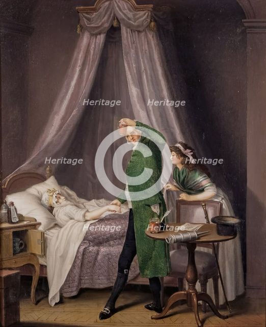 Doctor's visit, 1797. Creator: Per Hillestrom.