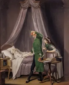 Doctor's visit, 1797. Creator: Per Hillestrom