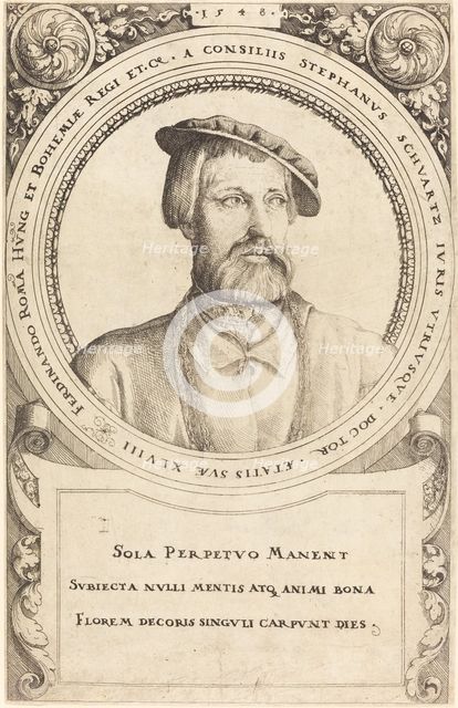 Doctor Stephen Schwartz, 1548. Creator: Augustin Hirschvogel.