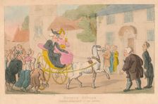 Doctor Syntax Taking Possession of His Living 1820. Artist: Thomas Rowlandson