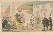 Doctor Syntax Taking Possession of His Living 1820. Artist: Thomas Rowlandson