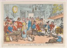 Doctor Syntax, in the Middle of a Smoking Hot Political Squabble, Wishes to Whe..., August 31, 1813. Creator: Thomas Rowlandson