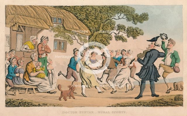 'Doctor Syntax - Rural Sports', 1820. Artist: Thomas Rowlandson.