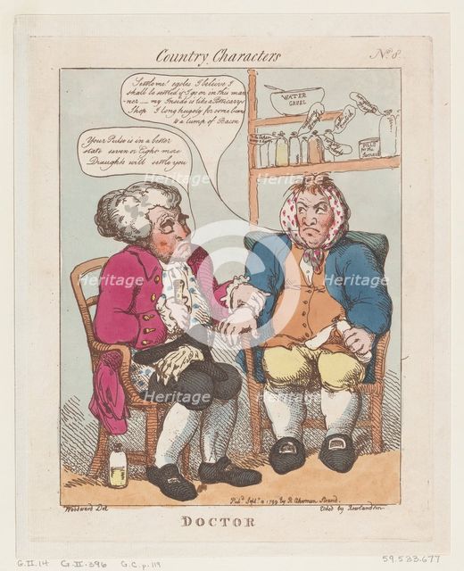 Doctor, September 10, 1799., September 10, 1799. Creator: Thomas Rowlandson.