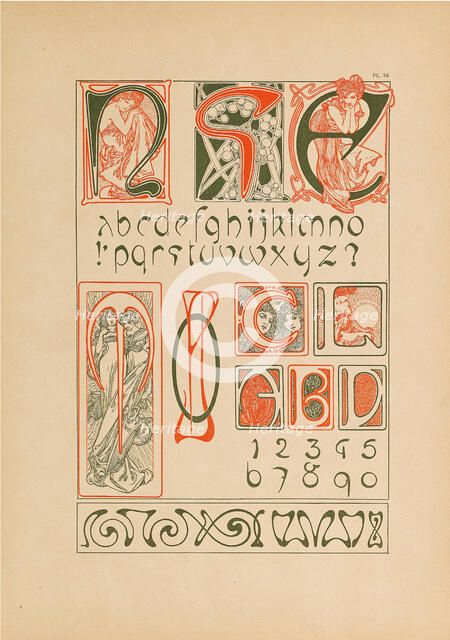 Documents Décoratifs, 1902. Creator: Mucha, Alfons Marie (1860-1939).