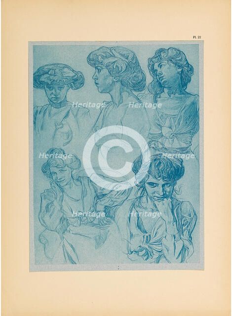 Documents Décoratifs, 1902. Creator: Mucha, Alfons Marie (1860-1939).