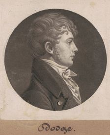 Dodge, 1804. Creator: Charles Balthazar Julien Févret de Saint-Mémin