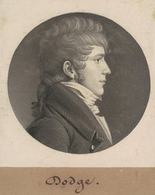Dodge, 1808. Creator: Charles Balthazar Julien Févret de Saint-Mémin