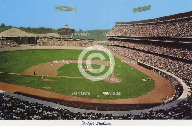 Dodger Stadium, Los Angeles, California, USA, 1970. Artist: Unknown