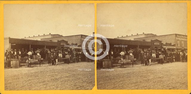 Dodges Auction, Jacksonville, Fla., c1870. Creator: Unknown.