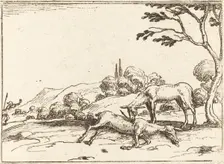 Doe Mourning her Foal. Creator: Jacques Callot