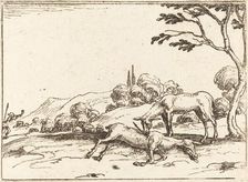Doe Mourning her Foal. Creator: Jacques Callot