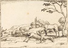 Doe Mourning her Foal. Creator: Jacques Callot