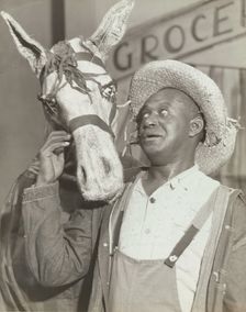 Doe Doe Green (Hiram) and "Aggie", 1937. Creator: Unknown